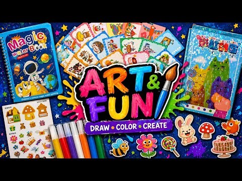 Art & Fun 🎨✨ Easy Drawing, Coloring & Creative Ideas