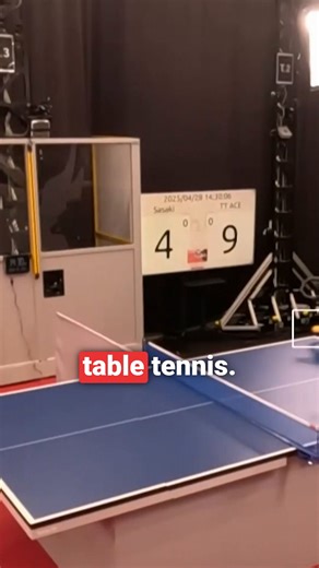 AI-powered Sony robot secures historic victory over elite table tennis players