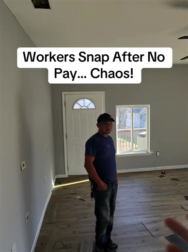 The boss got paid 💰… but the sub-contractors? Still waiting 😡. Tensions boiled over and things got WILD 🤯🔥. Never mess with people who do the work! #UnpaidWorkers #BossDrama #WorkplaceChaos #PayYourTeam #WildFight