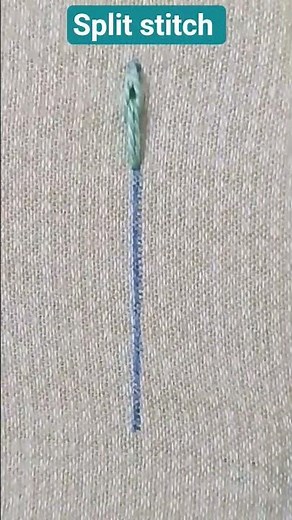 how to do a split stitch