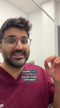 Using salbutamol for fissures: Doctor explains #health