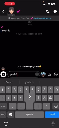 💔💔💔 #textingcrush #snapchat #story #fypシ゚viral #texting