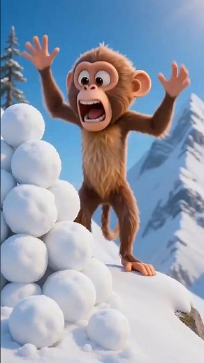Monkey vs Honey Badger: Who Wins? 😂 #shorts #funny #animals #ytshorts