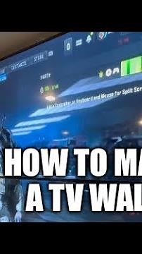 How to make a Tv Wall using 4 75” TVS (full video)
