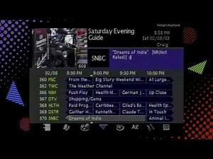 Retro 2003 - DIRECTV Channel Surfing - Old Menu - TV History
