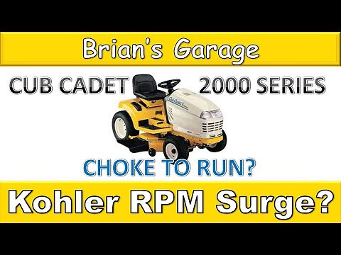 How to Fix a Surging Idle, Kohler Command CH Series.