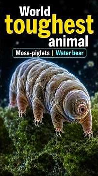 The Toughest Animal on Earth | Water bears | Moss-piglets