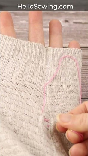 Sewing tip 112 - Fix a Long sleeve that is too wide #sewingtips #sewing #shorts