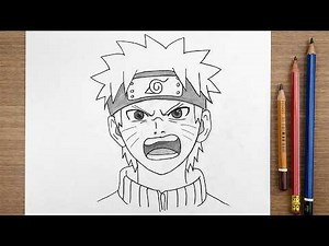 Anime zeichnen lernen - Wie zeichnet man Naruto Uzumaki mit Bleistiften