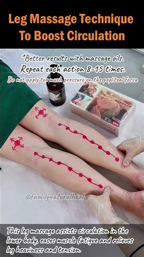 Leg Massage Technique To Boost Circulation