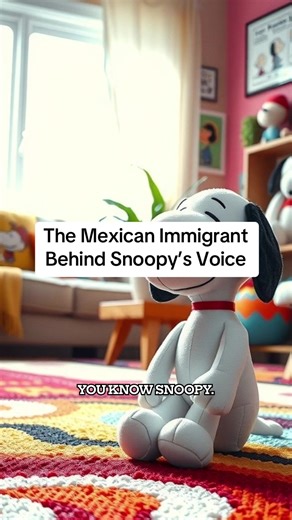 The Mexican Immigrant Behind Snoopy’s Voice Snoopy’s iconic voice came from José Cuauhtémoc Bill Meléndez, a Mexican born animator who helped shape American childhood through Peanuts. This story explores identity, migration, and the quiet Mexican influence behind one of the most beloved animated characters in history. Mexican American Mexican American culture Mexican American history Mexican American Roots Chicano history Latino history Peanuts animation Bill Meléndez Mexican animators #mexicana