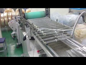 Complete producing process of medical blood bag urine bag IV bag film extruder making machine line
