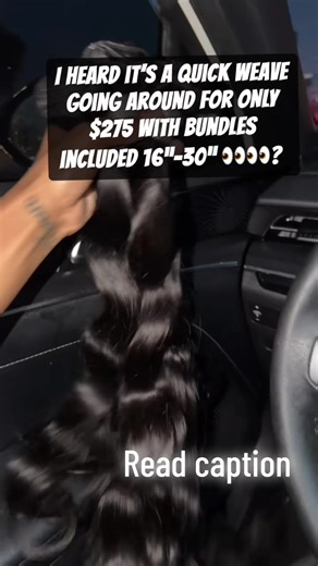 ✨QUICK WEAVE SALE ALL APRIL ✨ Hey loves get into this deal! $275 - for a flawless quick weave Includes bundles 16”-28” $ 75 deposit: to secure your spot Deposit is ✨refundable✨as long as bundles haven't been purchased yet Spots are limited, so don't wait! I'd love to get you slayed - DM me to book! #fyp #quickweave #sale #lahairstylist