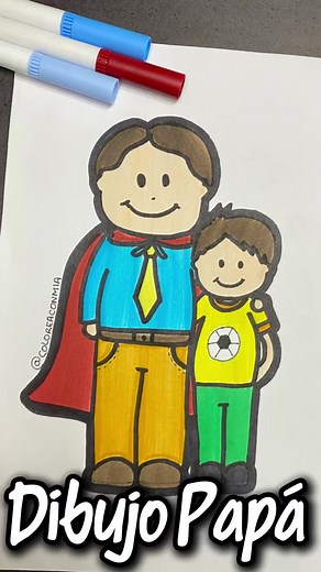 Dibujo Fácil para Papá - Celebra el Día del Padre