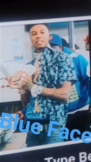 blue Face the blue Crip