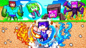 ELEMENTAL SPEEDRUNNER vs MUTANT MOB HUNTERS In Minecraft!