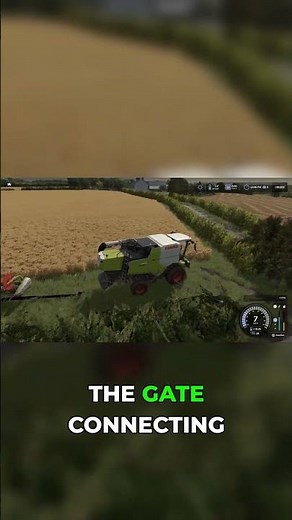 Easier Gates Mean Faster Harvesting #farmingsimulator25 #fs25 #farming