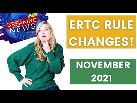 Employee Retention Tax Credit Update November 2021