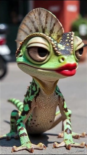 Cute Gecko Brings Flowers to His Crush... But Gets Rejected! 😂🦎💐