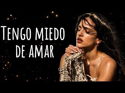 Rosalía Inspired | Me Abrazo Para No Tener Miedo 🖤🥀 | Canción de Desamor y Miedo a Amar Otra Vez