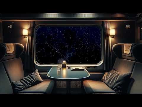4 hours of TRAIN NOISE ON A NIGHT'S RIDE / Fall asleep and relax with ASMR