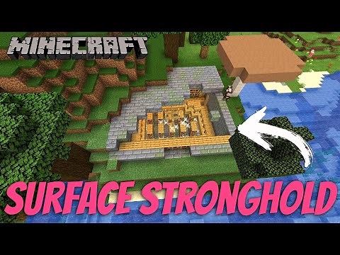 EXPOSED STRONGHOLD! SURFACE LIBRARY! TWO VILLAGES NEAR SPAWN! | MINECRAFT 1.17.1 SEED [JAVA]