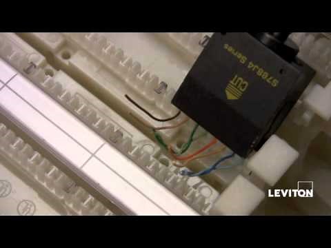 How to Terminate Leviton 110-Style Cross-Connect Products
