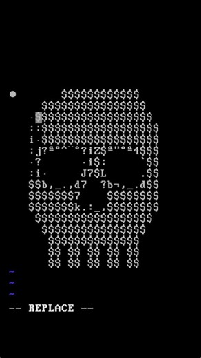 Created a Skull Using Only Text 💀 | ASCII Art Explained