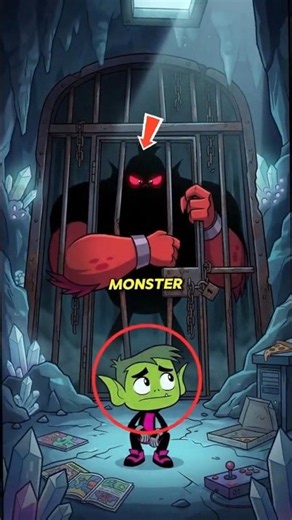 Beast Boy Hid a Monster Under Titans Tower! 😨