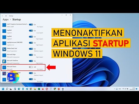 Cara Menonaktifkan Aplikasi Startup Windows 11 (Laptop/Komputer)