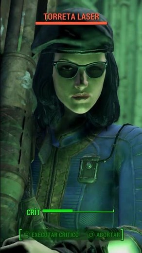 Fallout 4- Lucy MacLean vs laser turret or how to defeat turrets easy way