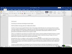06 how to Rearrange text with Cut Copy and Paste in office word 2019
