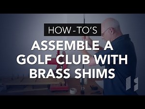 Golf Club Assembly with Brass Shims