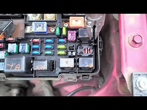 2006 Honda CRV Horn Fuse & Relay