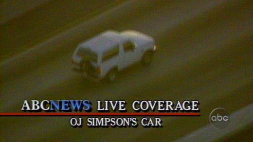 OJ Simpson's white Bronco chase