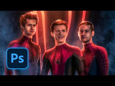 Peter Parkers ! Spider-Man Poster in Photoshop