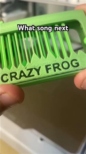3D printed music box-Crazy Frog 🐸