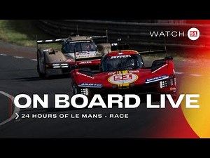 Onboard the #51 LIVE race action at 24H of Le Mans 2024 | Ferrari Hypercar Part 2