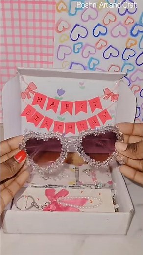DIY Aesthetic Birthday Gift Box Idea 🎁✨ | Handmade Gift for Best Friend #trending #shorts