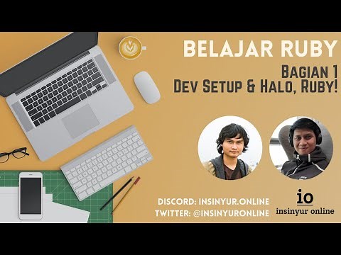 Belajar Bahasa Pemrograman Ruby - Bagian 1: Dev Setup & Halo, Ruby!
