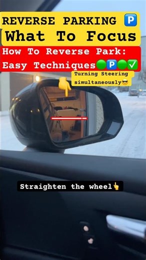 Reverse Parking | Reverse Parking Techniques | how to reverse park | car parking #shorts