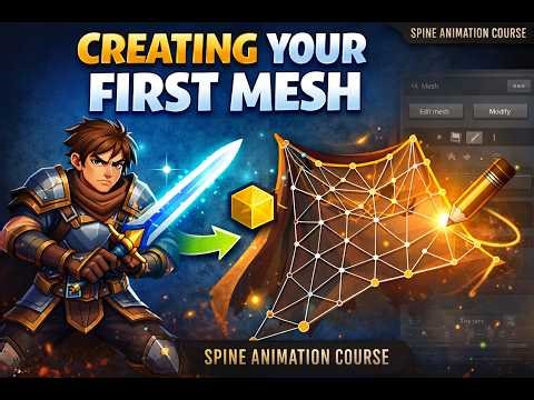 5. Creating Your First Mesh | 2D Spine Animation