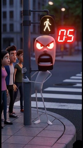 I Control Time in 30 Seconds 🚦 | Existential Traffic Signal (Animated Short)#short