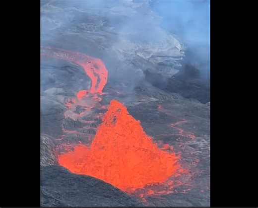 Powerful footage shows dome-shaped lava fountains on Kīlauea volcano, Hawai’i