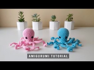 Cute Octopus | How to Crochet | Amigurumi Tutorial | No Sew Amigurumi
