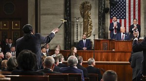 Al Green on protest at Trump speech: u2018He needs to save Medicaidu2019