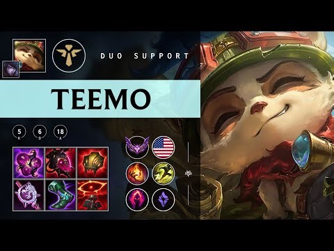 Teemo Support vs Taric - NA Master Patch 25.24