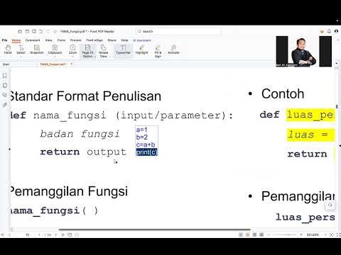 Fungsi (Function) pada Pemrograman Komputer