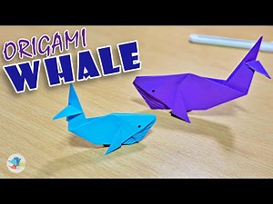 MAKE YOUR OWN ORIGAMI SEA CREATURE | origami whale | origami whale tutorial