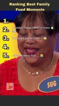 Ranking the 5 Funniest Family Feud Answers Steve Never Saw Coming 😂 #shorts